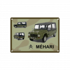 CITROËN MÉHARI DECORATIVE METAL PLATE