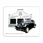 CITROËN TRACTION GARAGE DECORATIVE METAL PLATE
