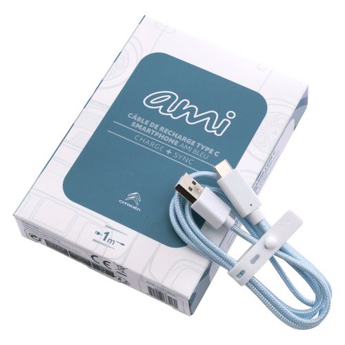 SMARTPHONE CHARGING CABLE TYPE C AMI BLUE