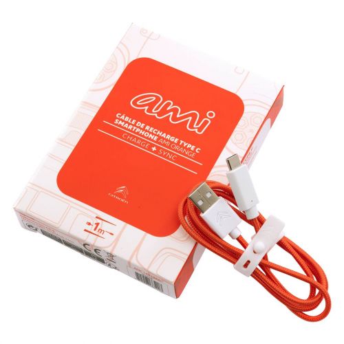 CHARGING CABLE TYPE C SMARTPHONE AMI ORANGE