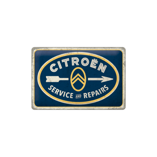 CITROËN SERVICE LOGO METAL PLAQUE