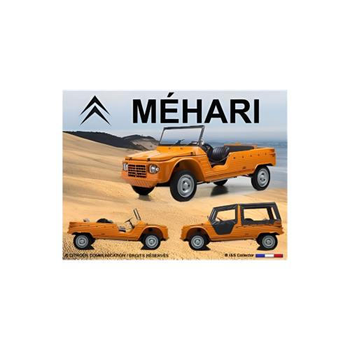 CITROËN RETRO MÉHARI ORANGE MAGNET