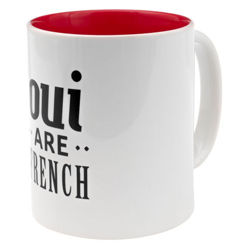 MUG OUI ARE FRENCH ROUGE