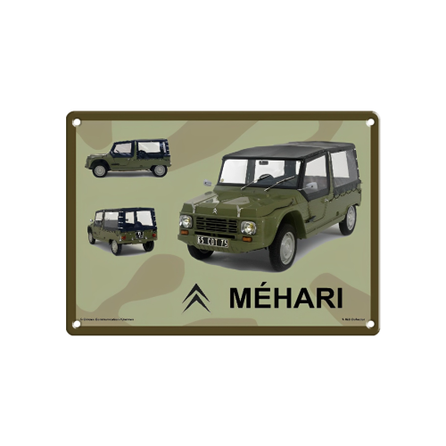 CITROËN MÉHARI DECORATIVE METAL PLATE