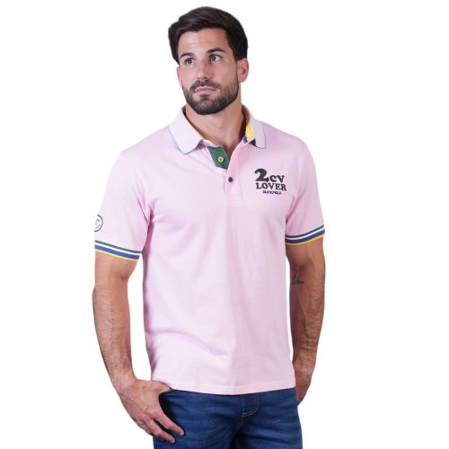 Ruckfield Lover 2CV Pink Polo Shirt