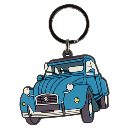 CITROËN 2CV BLUE KEYCHAIN